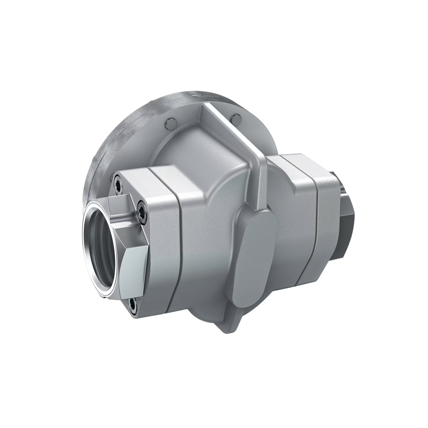 2" Oval Gear Aluminum NPT Blind Transmitter