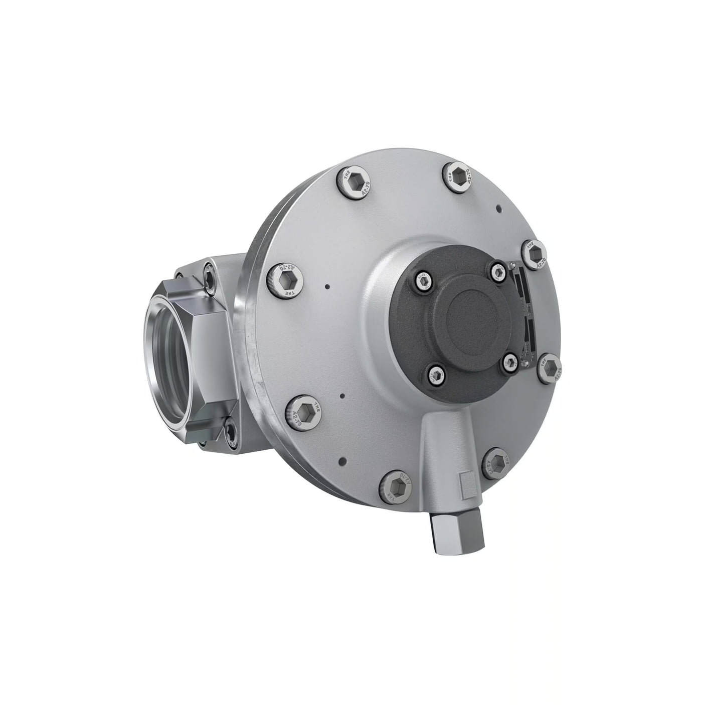 2" Oval Gear Aluminum NPT Blind Transmitter