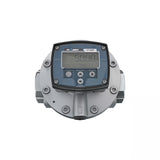 2" Oval Gear Aluminum NPT Flow Meter, RT40 Transmitter with Built-In Digital Display