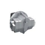 2" Oval Gear Aluminum NPT Flow Meter, RT40 Transmitter with Built-In Digital Display