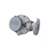 2" Oval Gear Aluminum #150 ANSI Flange Flow Meter, RT14 Transmitter with Built-In Digital Display