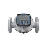 2" Oval Gear Aluminum #150 ANSI Flange Flow Meter, RT40 Transmitter with Built-In Digital Display