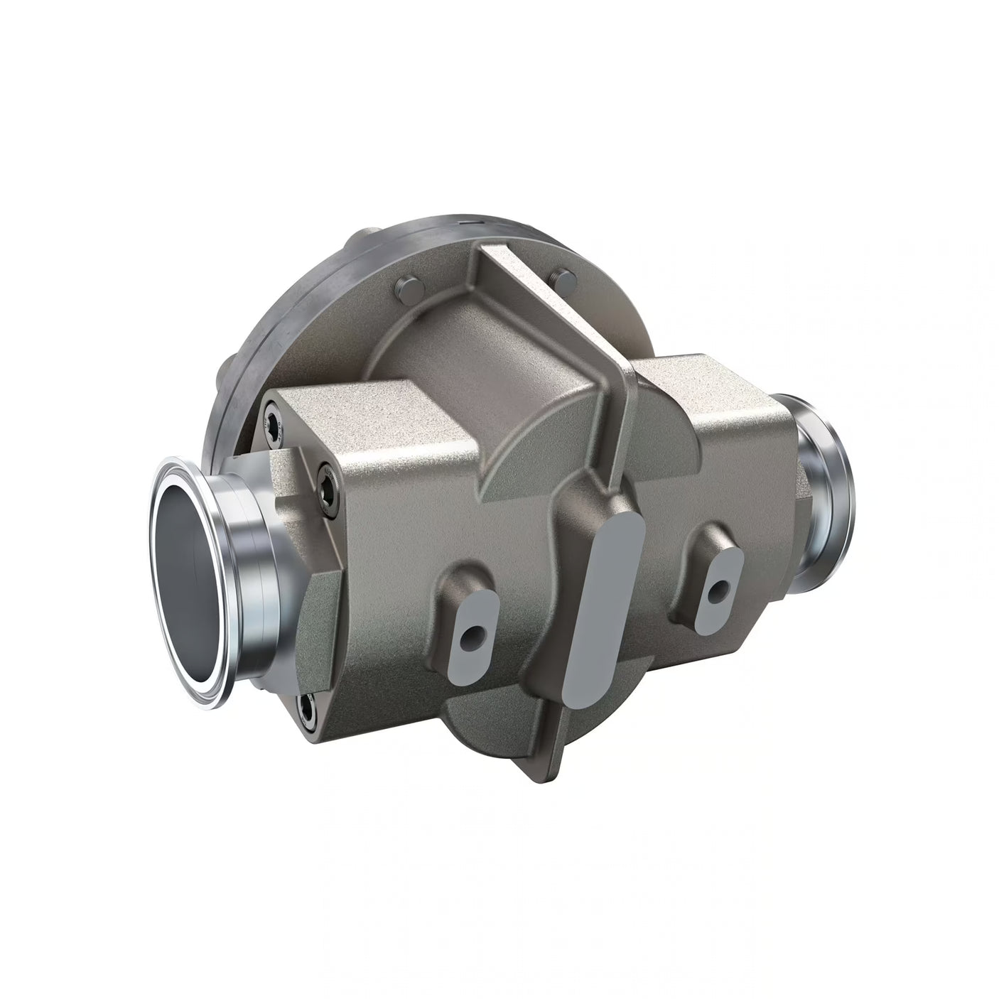 2" Oval Gear Stainless Steel Tri-Clamp Blind Transmitter