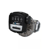 2" Oval Gear Stainless Steel NPT Flow Meter with Mechanical Display