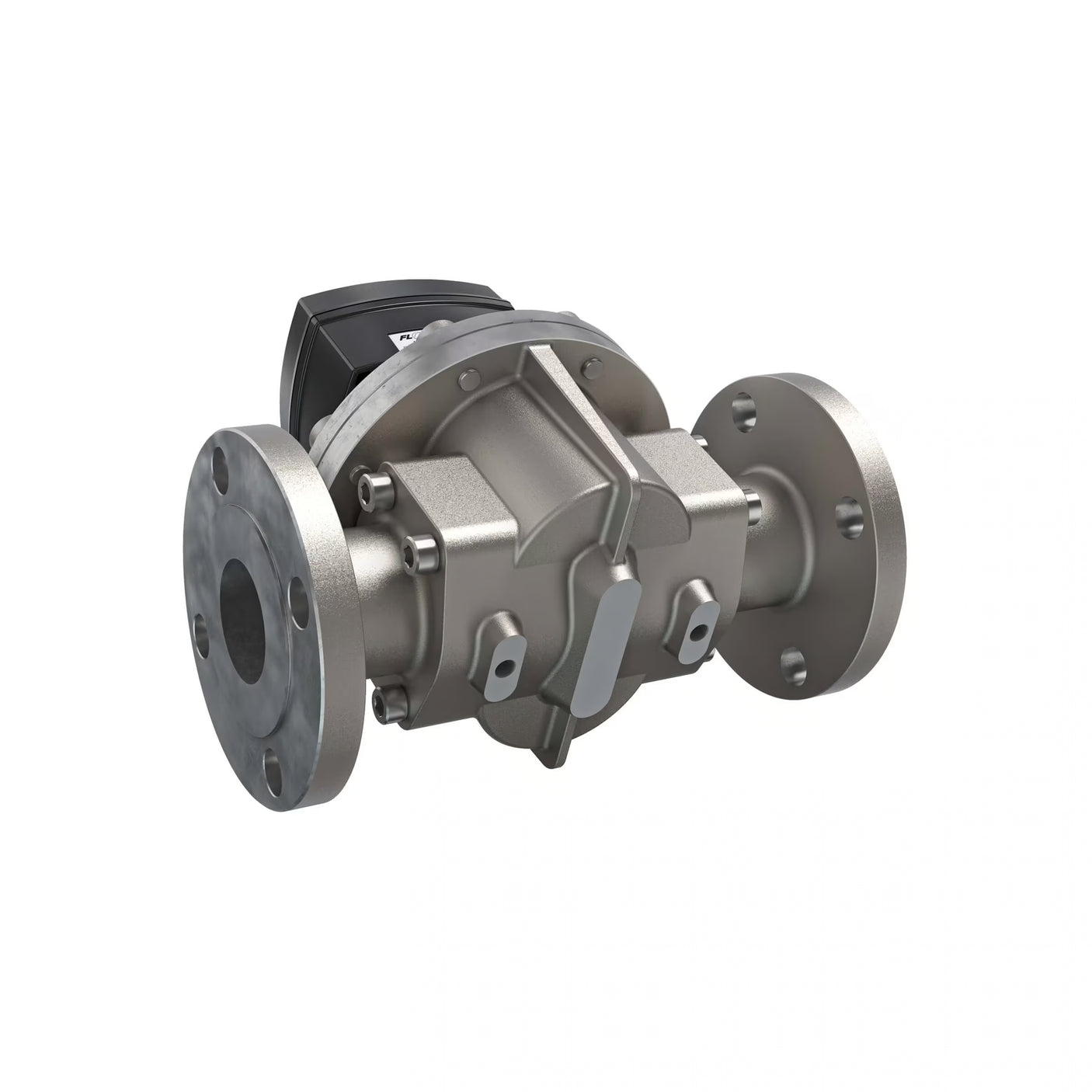 2" Oval Gear Stainless Steel #150 ANSI Flange Flow Meter, RT40 Transmitter with Built-In Digital Display