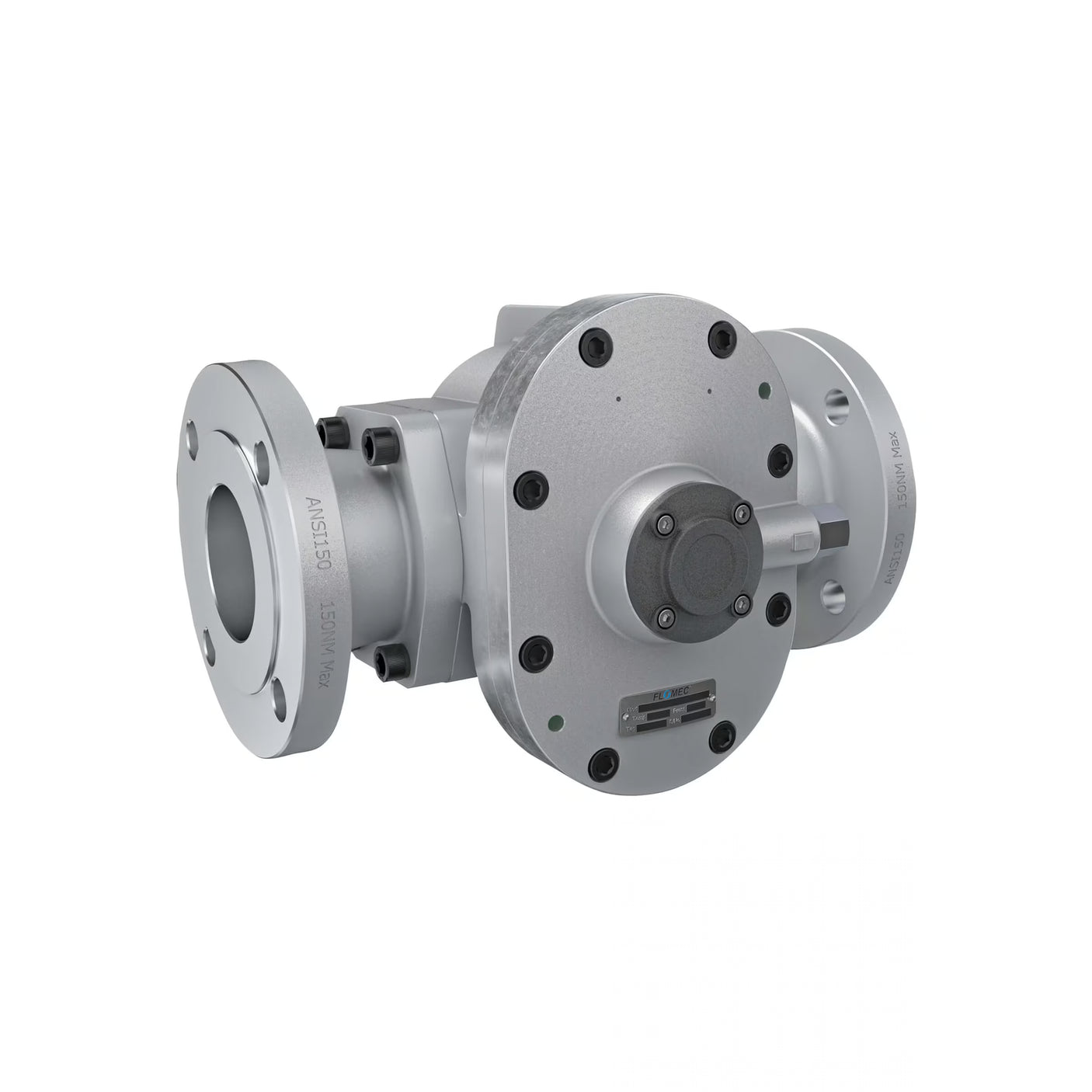 3" Oval Gear Aluminum #150 ANSI Flange Blind Transmitter
