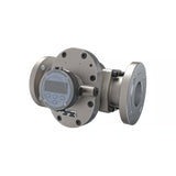 3" Oval Gear Stainless Steel #150 ANSI Flange Flow Meter, RT14 Transmitter with Built-In Digital Display