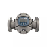 3" Oval Gear Stainless Steel #150 ANSI Flange Flow Meter, RT40 Transmitter with Built-In Digital Display