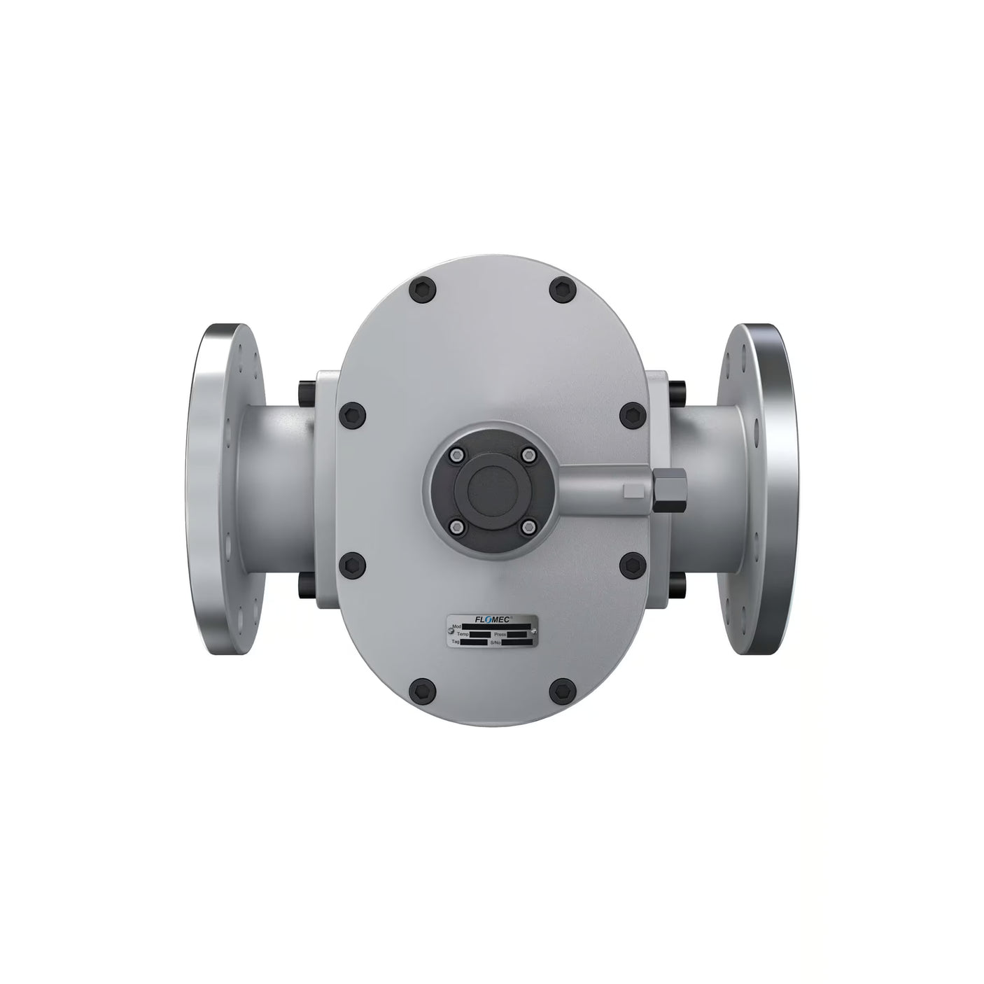 4" Oval Gear Aluminum #150 ANSI Flange Blind Transmitter