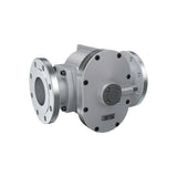 4" Oval Gear Aluminum #150 ANSI Flange Blind Transmitter