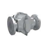4" Oval Gear Aluminum #150 ANSI Flange Flow Meter with Mechanical Display