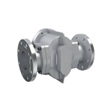 4" Oval Gear Aluminum #150 ANSI Flange Flow Meter, RT40 Transmitter with Built-In Digital Display