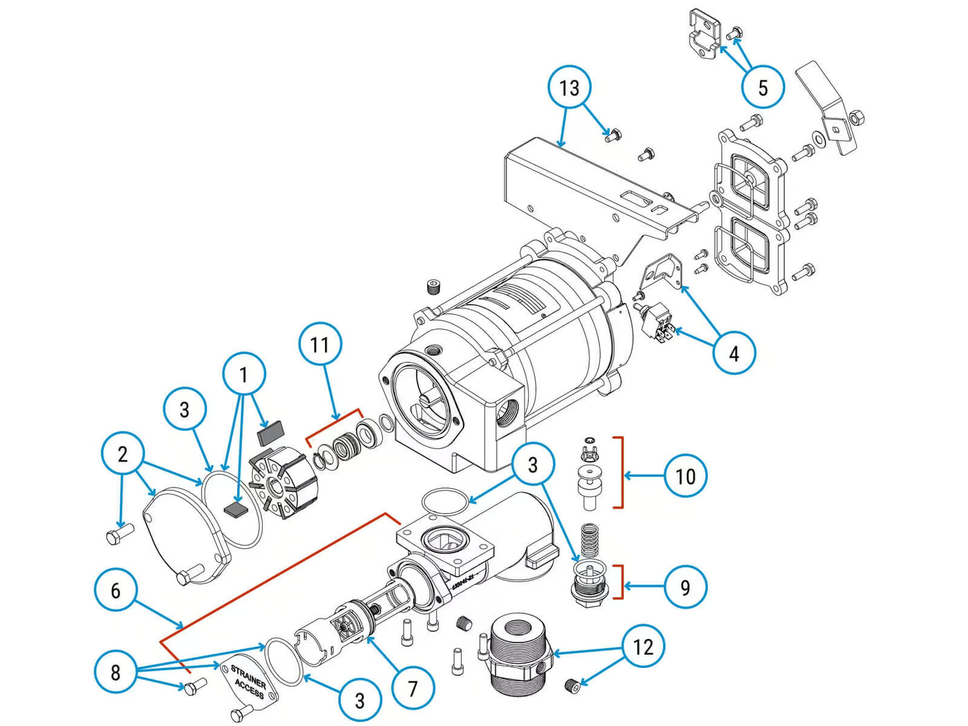 PRO20-115 Exploded View