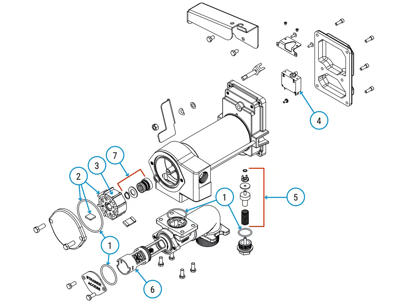 PRO25-012 Exploded View