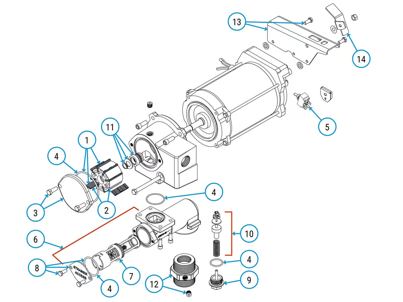 PRO35-115 Exploded View
