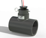 3" Ultrasonic Flow Sensor with PVC Tee, Socket