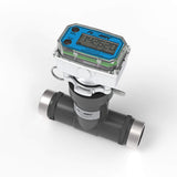 1" Ultrasonic Flow Meter with Digital Display, Schedule 80 PVC Tee, NPT (Female)