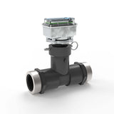 1-1/2" Ultrasonic Flow Meter with Digital Display, Schedule 80 PVC Tee, NPT (Female)