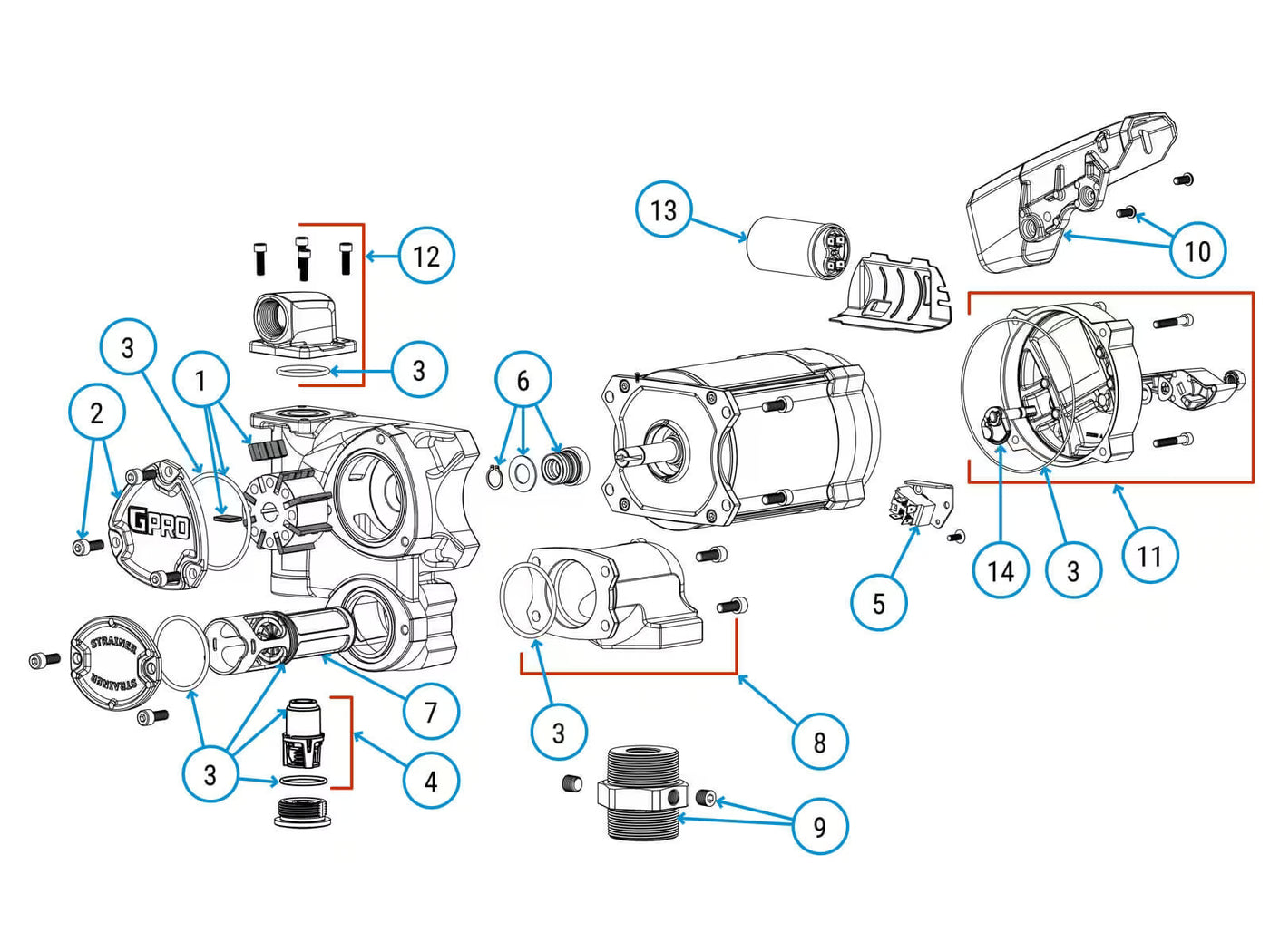 V20 Exploded View